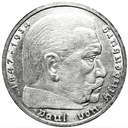 Niemcy 5 Marek 1936 Hindenburg SREBRO