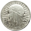 5 zł złotych 1934 Głowa kobiety Polonia SREBRO