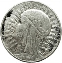 5 zł złotych 1933 Głowa kobiety Polonia SREBRO