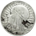10 zł złotych 1933 Głowa kobiety Polonia SREBRO