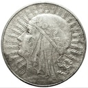 10 zł złotych 1932 Głowa kobiety Polonia SREBRO