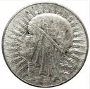 5 zł złotych 1933 Głowa kobiety Polonia SREBRO