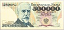 1990 500000 zł złotych Sienkiewicz seria AB