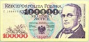 1993 100000 zł złotych Moniuszko seria Z