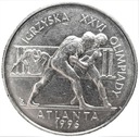2 zł złote 1995 Atlanta Zapasy Igrzyska