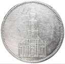 Niemcy 5 Marek Mark 1934 Wieża Kościół SREBRO