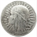5 zł złotych 1934 Głowa kobiety Polonia SREBRO
