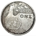 PRÓBA Ag 1000 zł złotych 1985 40 Lat ONZ