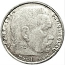 Niemcy 2 marki 1938 Hindenburg SREBRO