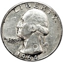 USA 1/4 Dolara 1964