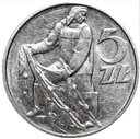 5 zł pięć złotych z Rybakiem 1974 Rybak