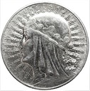 5 zł złotych 1933 Głowa kobiety Polonia SREBRO