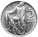 5 zł, pięć złotych z Rybakiem 1960 Rybak
