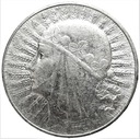 10 zł złotych 1932 Głowa kobiety Polonia SREBRO