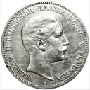 Niemcy 5 marek 1907. Prusy SREBRO
