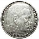 Niemcy 5 Marek 1935 Hindenburg SREBRO