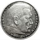 Niemcy 5 Marek 1936 Hindenburg SREBRO