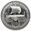 Alderney 2 funty 1992 40. r wstąpienia na tron