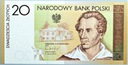 2009 20 zł złotych Juliusz Słowacki