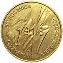2 zł złote 1998 90 r Odzyskania Niepodległości