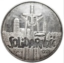 100000 zł złotych 1990 Solidarność TYP A SREBRO