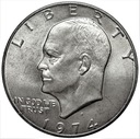 USA 1 Dolar Dollar 1974 Eisenhower SREBRO
