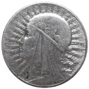 5 zł złotych 1933 Głowa kobiety Polonia SREBRO