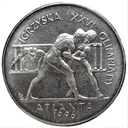 2 zł złote 1995 Atlanta Zapasy Igrzyska