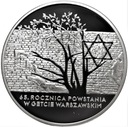 20 zł złotych 2008 Powstanie Getto Warszawskie