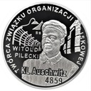 10 zł złotych 2010 Auschwitz Witold Pilecki