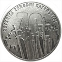 10 zł złotych 2010 Katyń 70 r Zbrodni Katyńskiej
