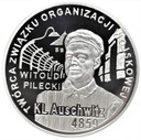 10 zł złotych 2010 Auschwitz Witold Pilecki