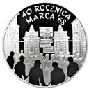 10 zł złotych 2008 40 rocznica marca '68