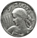 1 zł złoty 1925 Kobieta i kłosy, żniwiarka
