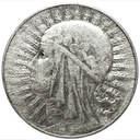 5 zł złotych 1933 Głowa kobiety Polonia SREBRO