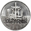 100000 zł złotych 1990 Solidarność TYP A SREBRO
