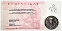 Sławni Polacy Józef Piłsudski SREBRO 925
