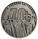 10 zł złotych 2010 Katyń 70 r Zbrodni Katyńskiej