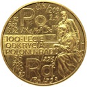 2 zł złote 1998 Skłodowska Polon i rad