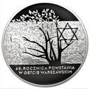 20 zł złotych 2008 Powstanie Getto Warszawskie