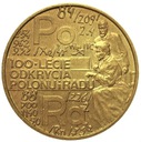 2 zł złote 1998 Skłodowska Polon i rad