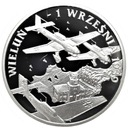 10 zł złotych 2009 Wieluń 1 Września 1939
