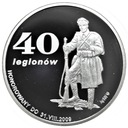 Pieniądz zastępczy 40 Legionów 2009 SREBRO