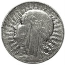 5 zł złotych 1933 Głowa kobiety Polonia SREBRO