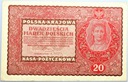 1919 20 Dwadzieścia Marek Polskich II Serja FD