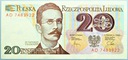 1982 20 zł złotych, Traugutt, seria AD
