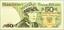 1988 50 zł złotych ŚWIERCZEWSKI seria HN