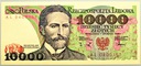 1988 10000 zł złotych Wyspiański, seria AL