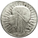5 zł złotych 1933 Głowa kobiety Polonia SREBRO