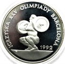 200000 zł złotych 1991 Barcelona ciężary